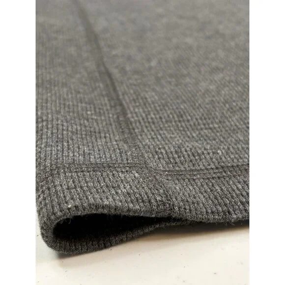 NWT Duluth Trading Co. Burly Thermal Relaxed Fit Henley Men’s M Charcoal Grey - Picture 9 of 15